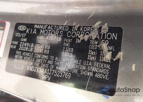 2018 Kia Soul ! из США, поврежденный, VIN KNDJX3AA1J7523769